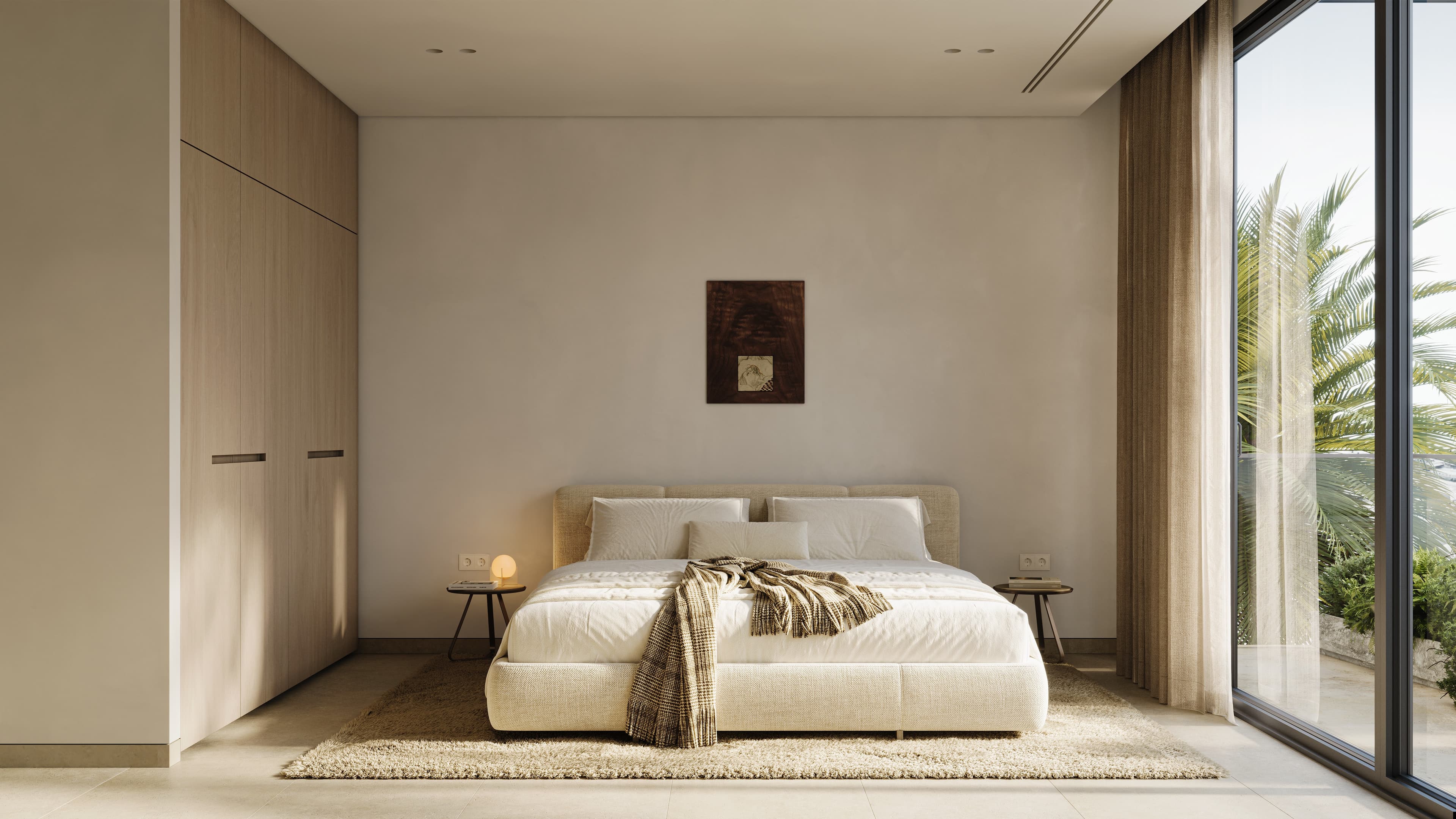 Luxury bedroom interior