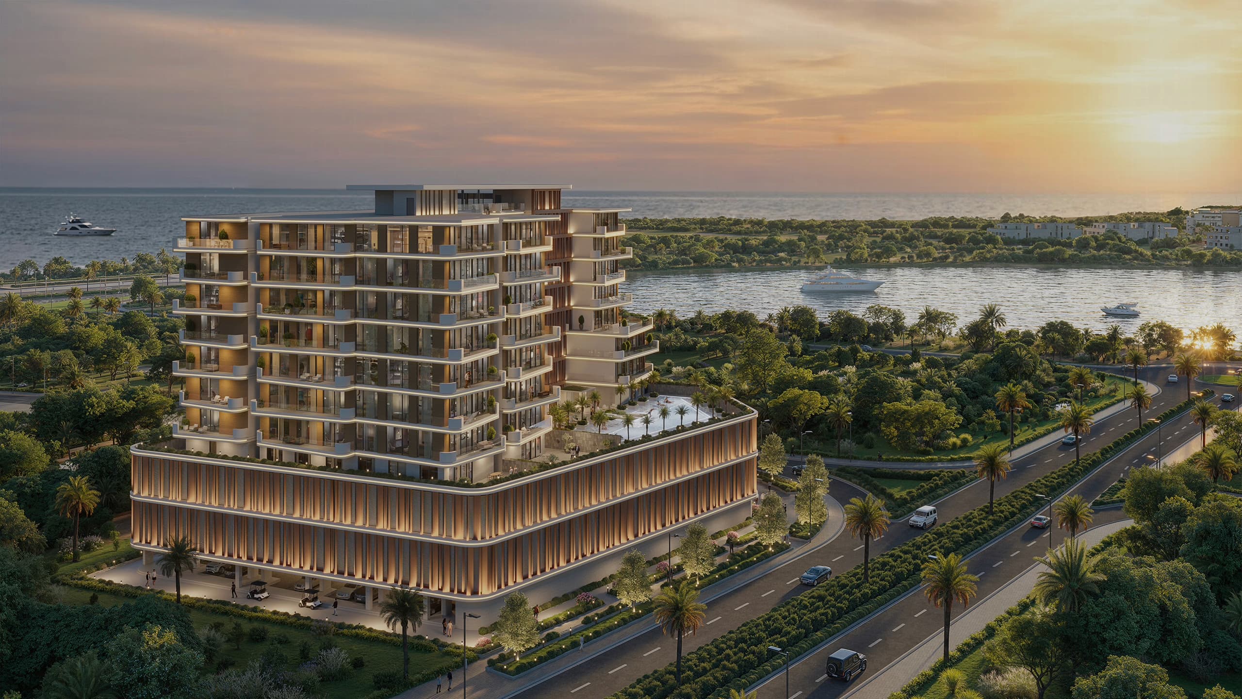 Luz Ora Residences — waterfront building render